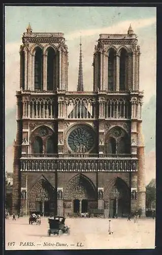 AK Paris, Cathédrale Notre-Dame