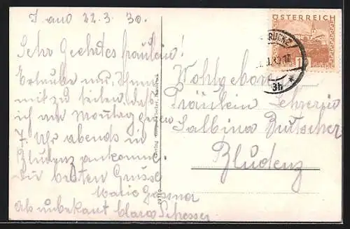 AK Maria Absam, Ortspartie mit Kirche, Gnadenbild