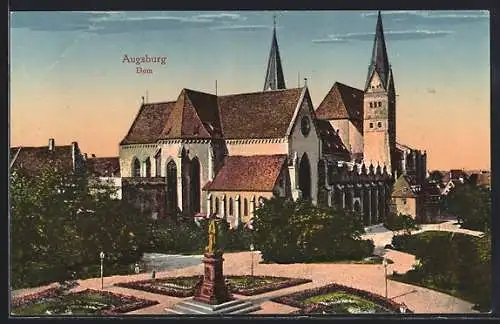 AK Augsburg, Partie am Dom