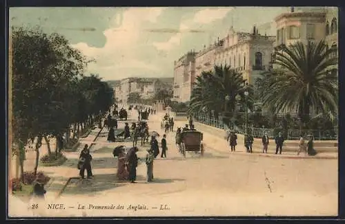 AK Nice, La Promenade des Anglais