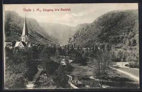 AK Thale, Eingang ins Bodetal