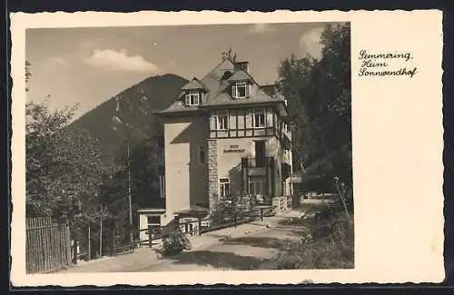 AK Semmering, Blick zum Heim Sonnwendhof