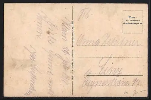 AK Klaus an der Pyhrnbahn, Ortsansicht mit Bahnhof