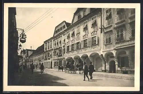 AK Steyr, Strassenpartie des Ortes