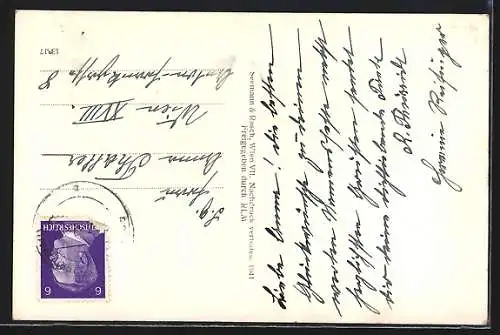 AK Rohrbach im Mühlkreis, Teilansicht mit Kirche, Fliegeraufnahme