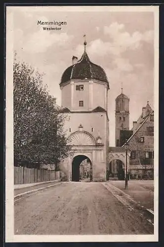 AK Memmingen, Strasse zum Westertor