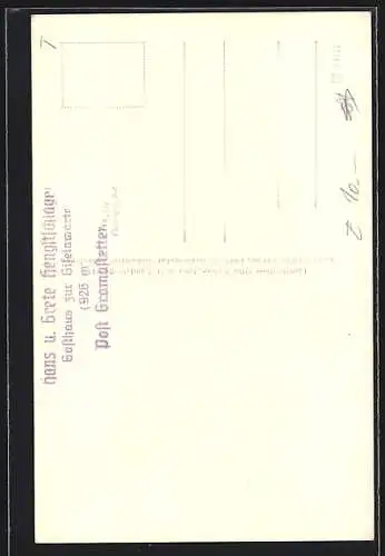 AK Lichtenberg bei Linz, Gasthof Giselawarte, Bes. H. Hengstschläger