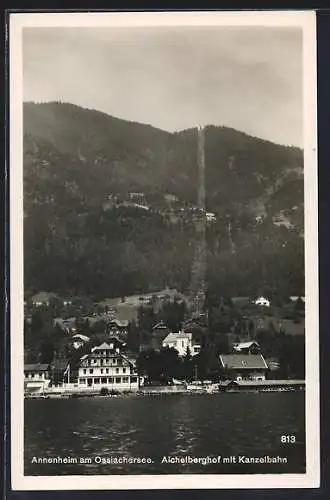 AK Annenheim am Ossiachersee, Aichelberghof mit Kanzelbahn