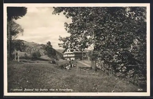 AK Nenzing /Vorarlberg, Gurtis, Alpenhotel Bazora