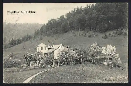 AK Kufstein, Blick zum Edschlössl