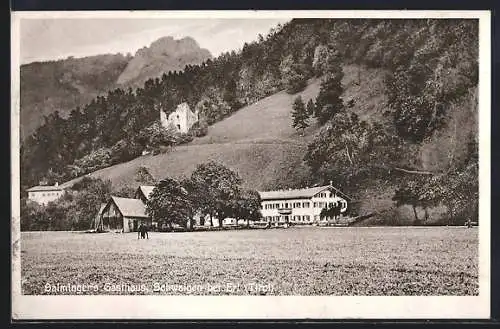 AK Erl /Tirol, Schwaigen, Salmingers Gasthaus