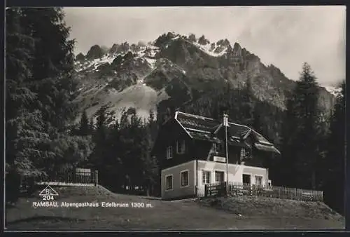 AK Ramsau am Dachstein, Alpengasthaus Edelbrunn