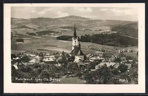 AK Rohrbach /Mühlviertel, Gesamtansicht mit Kirchturm