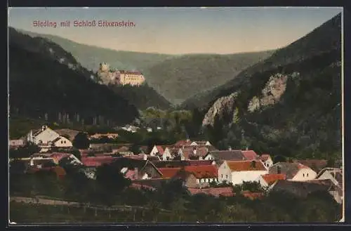 AK Ternitz /N.-Oe., Sieding mit Schloss Stixenstein