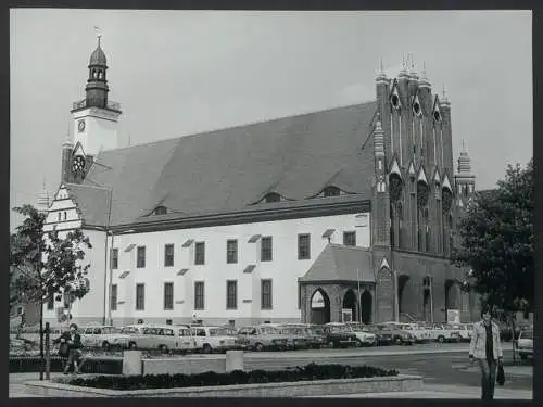 12 Fotografien Ansicht Frankfurt / Oder, Herausgeber PGH Film und Bild Berlin, Wohnkomplex Hansa-Nord, Friedensbrücke