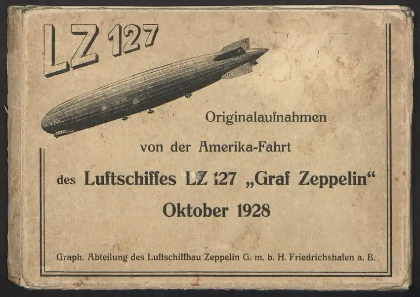 23 Fotografien Ansicht New York, Amerika-Fahrt LZ 127 Graf Zeppelin, Halle Lakehurst, Washington, Cap Charles, Basel 1