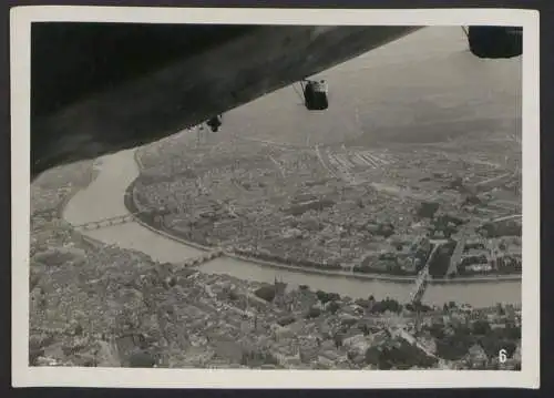 23 Fotografien Ansicht New York, Amerika-Fahrt LZ 127 Graf Zeppelin, Halle Lakehurst, Washington, Cap Charles, Basel