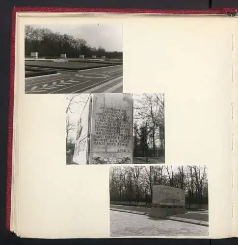 2 Fotoalben mit 237 Fotografien, Ansicht West-Berlin, 1964, Zentralflughafen Tempelhof, Olympiastadion, Kudamm, Bhf Zoo