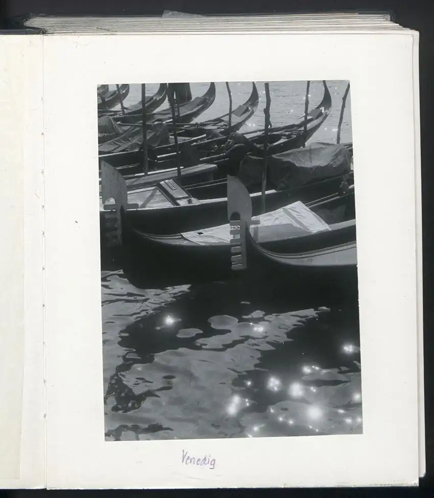 Fotoalbum mit 148 Fotografien, NSU Fox, Klaus Hermmans, Studienreise nach Italien für die Zeitschrift Der Fährmann 1