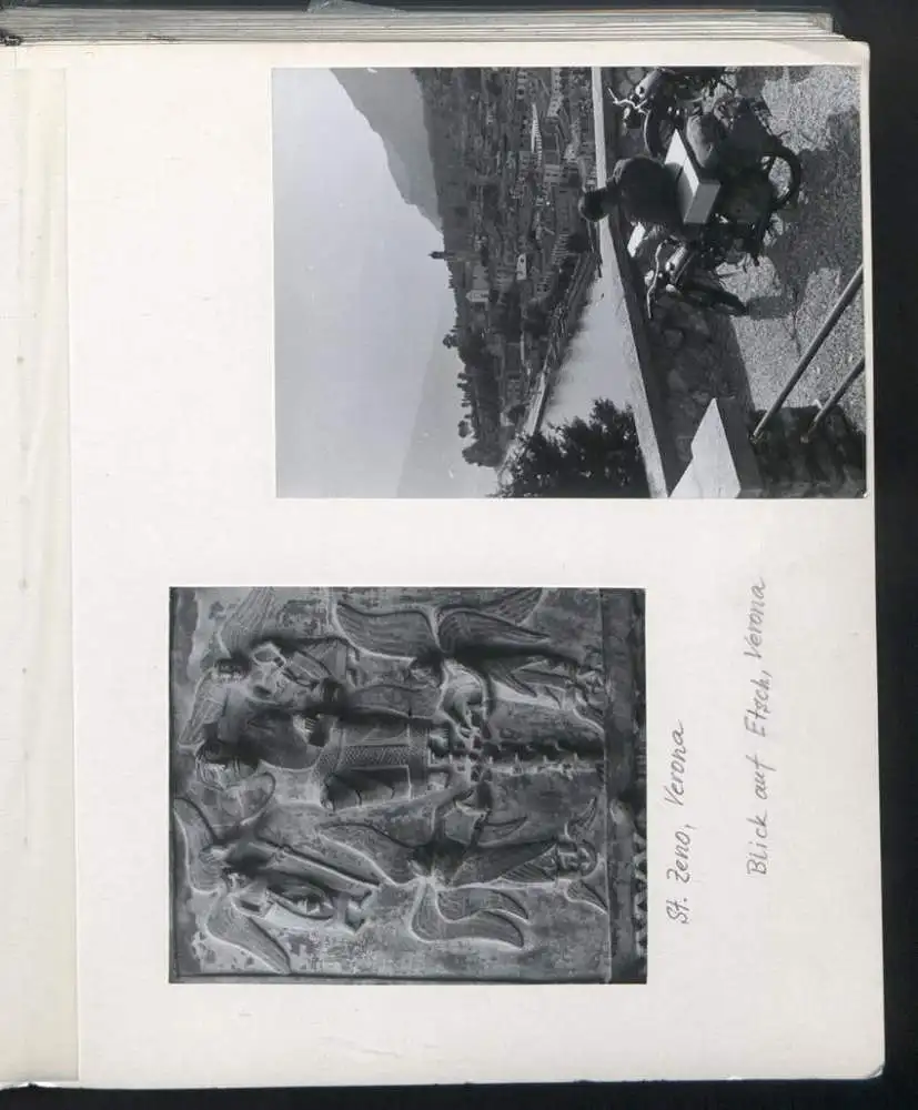 Fotoalbum mit 148 Fotografien, NSU Fox, Klaus Hermmans, Studienreise nach Italien für die Zeitschrift Der Fährmann 13