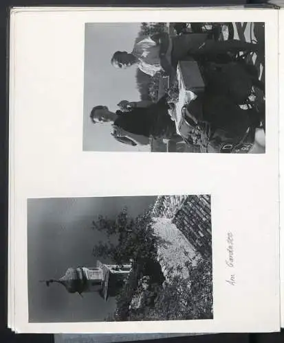 Fotoalbum mit 148 Fotografien, NSU Fox, Klaus Hermmans, Studienreise nach Italien für die Zeitschrift Der Fährmann