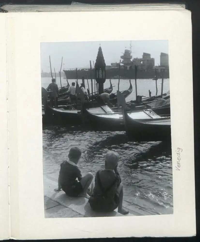 Fotoalbum mit 148 Fotografien, NSU Fox, Klaus Hermmans, Studienreise nach Italien für die Zeitschrift Der Fährmann 17