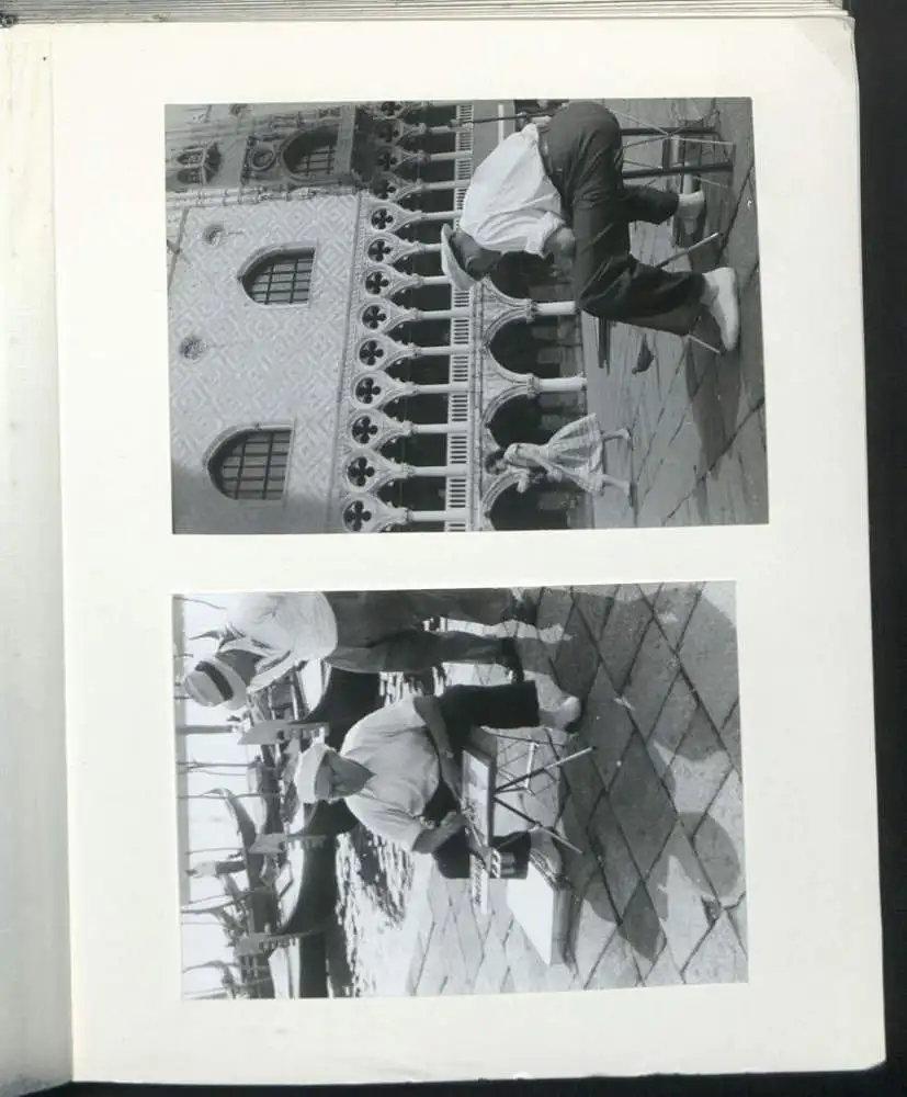 Fotoalbum mit 148 Fotografien, NSU Fox, Klaus Hermmans, Studienreise nach Italien für die Zeitschrift Der Fährmann 19