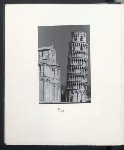 Fotoalbum mit 148 Fotografien, NSU Fox, Klaus Hermmans, Studienreise nach Italien für die Zeitschrift Der Fährmann