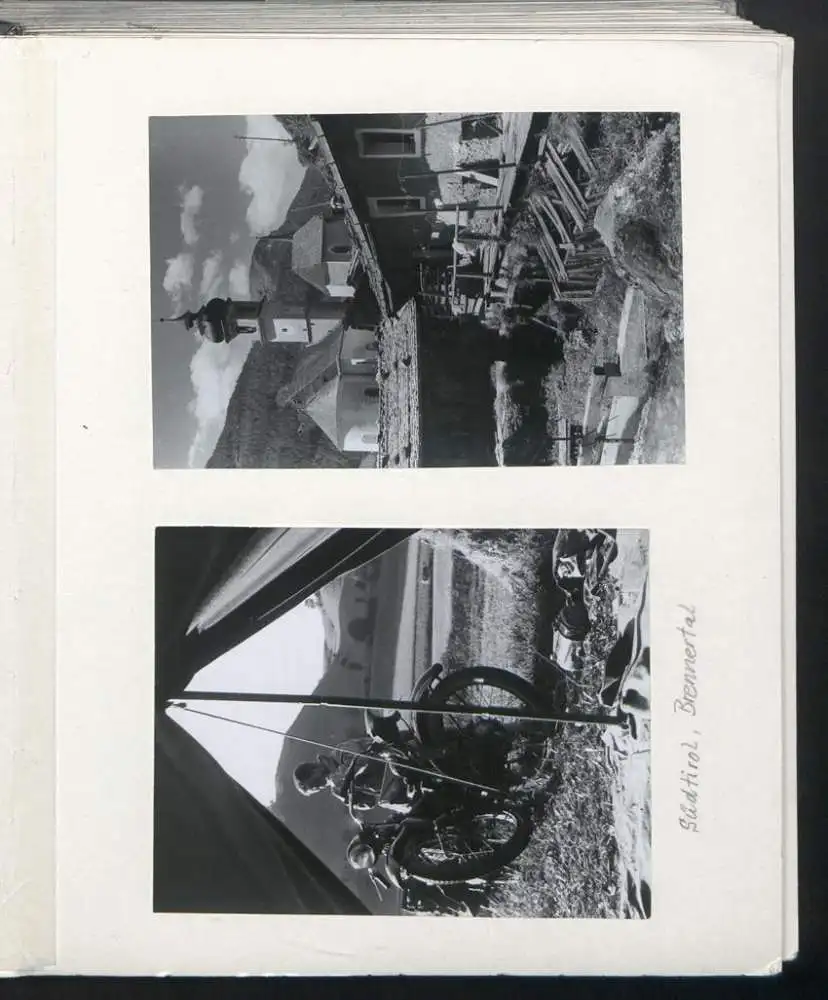 Fotoalbum mit 148 Fotografien, NSU Fox, Klaus Hermmans, Studienreise nach Italien für die Zeitschrift Der Fährmann 3