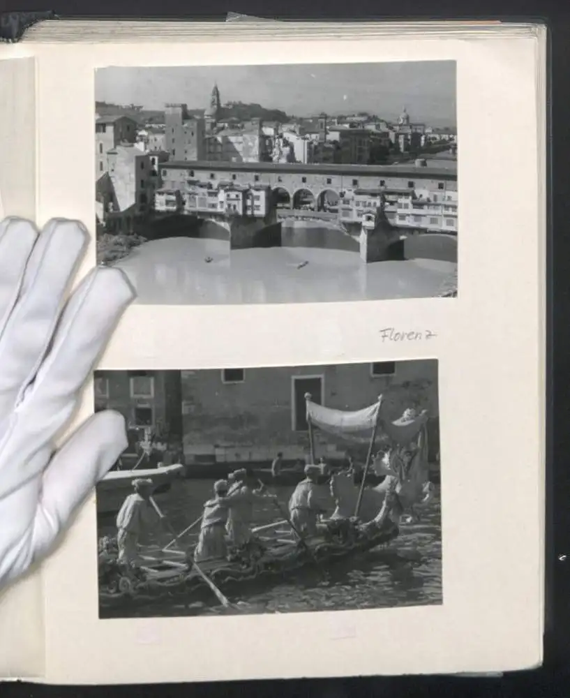 Fotoalbum mit 148 Fotografien, NSU Fox, Klaus Hermmans, Studienreise nach Italien für die Zeitschrift Der Fährmann 33