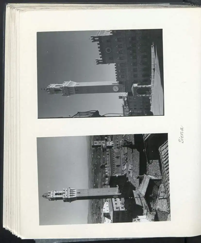 Fotoalbum mit 148 Fotografien, NSU Fox, Klaus Hermmans, Studienreise nach Italien für die Zeitschrift Der Fährmann 42