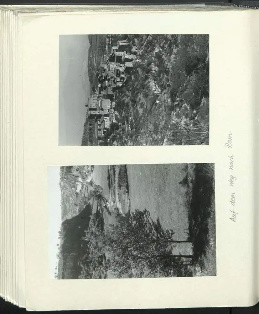 Fotoalbum mit 148 Fotografien, NSU Fox, Klaus Hermmans, Studienreise nach Italien für die Zeitschrift Der Fährmann 52