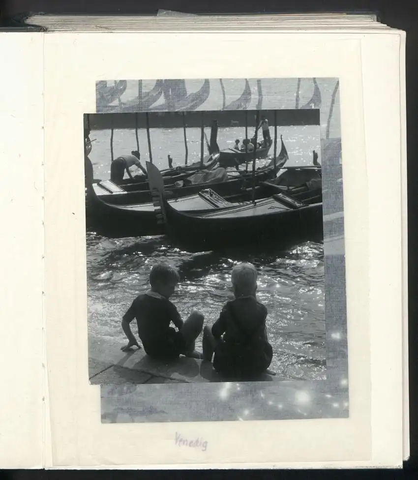 Fotoalbum mit 148 Fotografien, NSU Fox, Klaus Hermmans, Studienreise nach Italien für die Zeitschrift Der Fährmann 6