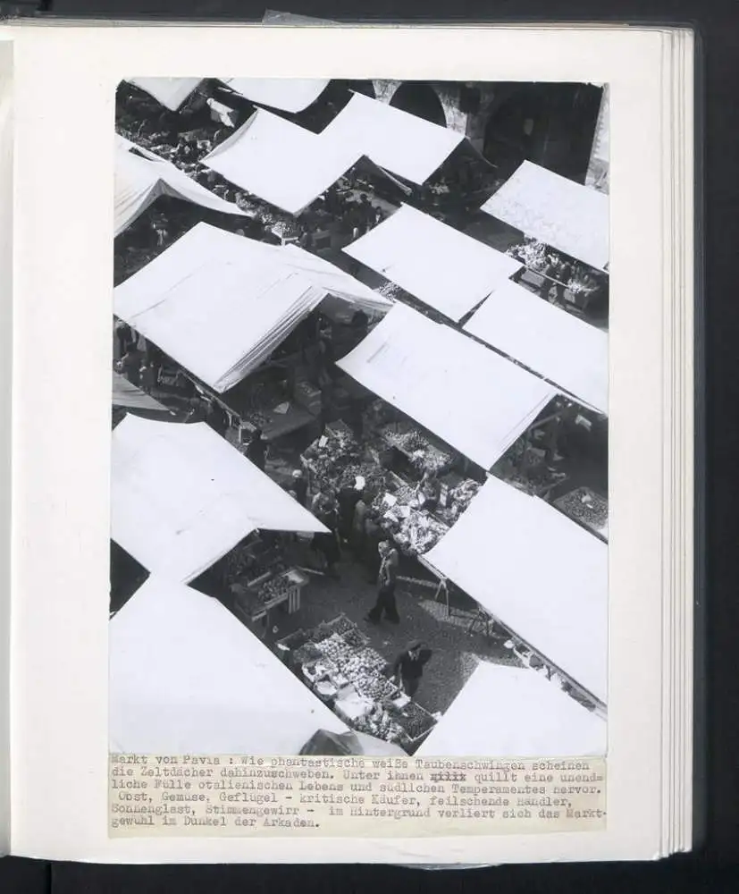 Fotoalbum mit 148 Fotografien, NSU Fox, Klaus Hermmans, Studienreise nach Italien für die Zeitschrift Der Fährmann 77