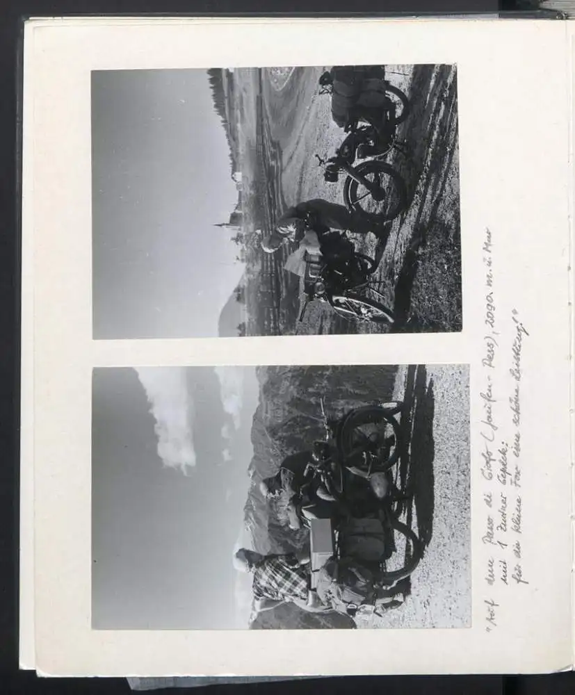 Fotoalbum mit 148 Fotografien, NSU Fox, Klaus Hermmans, Studienreise nach Italien für die Zeitschrift Der Fährmann 8