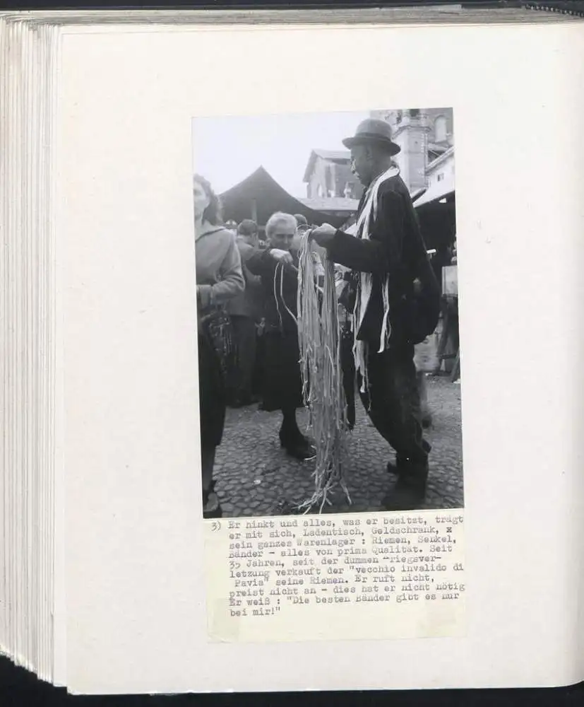 Fotoalbum mit 148 Fotografien, NSU Fox, Klaus Hermmans, Studienreise nach Italien für die Zeitschrift Der Fährmann 82