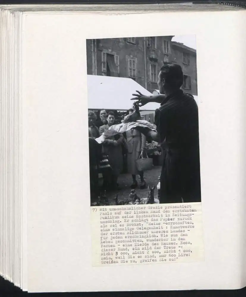 Fotoalbum mit 148 Fotografien, NSU Fox, Klaus Hermmans, Studienreise nach Italien für die Zeitschrift Der Fährmann 86