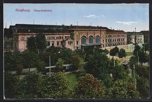 AK Strassburg, Hauptbahnhof