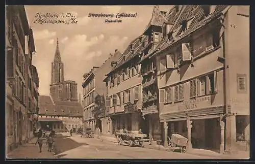 AK Strassburg, Strasse Goldgiessen