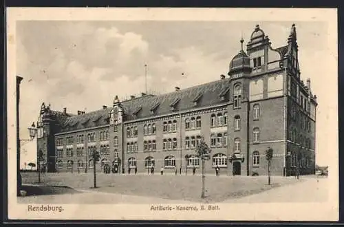 AK Rendsburg, Artillerie-Kaserne, II. Battaillon