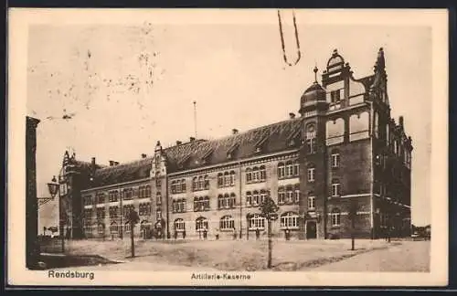 AK Rendsburg, Artillerie-Kaserne