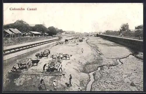 AK Colombo, Lotus Pond Canal under construction