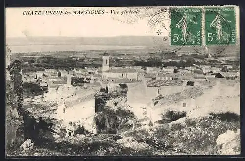 AK Châteauneuf-les-Martigues, Vue générale