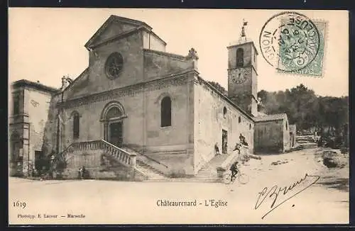 AK Châteaurenard, L`Église et son clocher