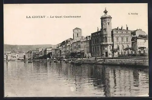 AK La Ciotat, Le Quai Ganteaume