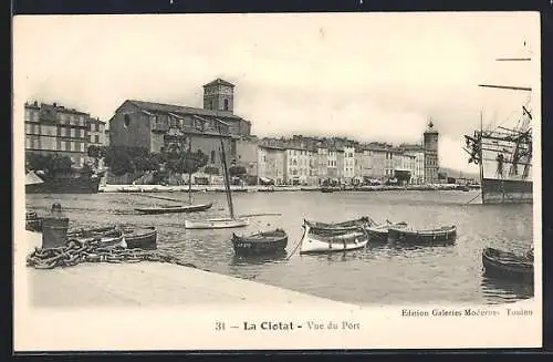 AK La Ciotat, Vue du Port