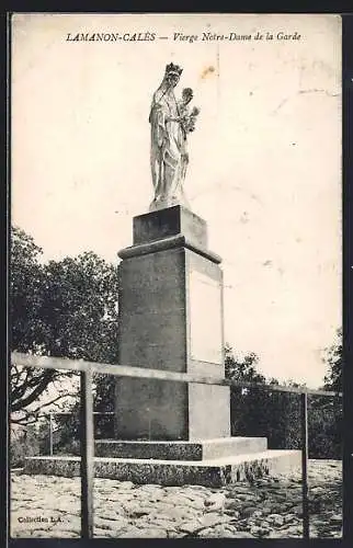 AK Lamanon-Calès, Vierge Notre-Dame de la Garde