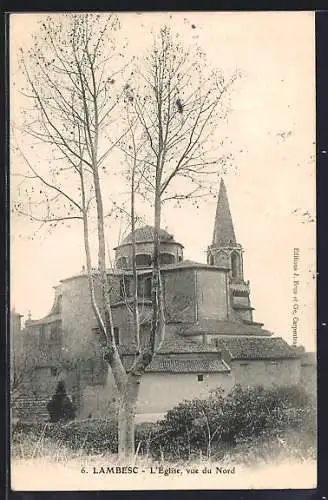 AK Lambesc, L`Église vue du Nord