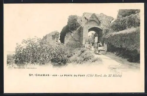 AK St-Chamas, La Porte du Fort, Côté Nord, du XI Siècle