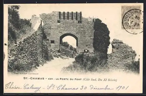 AK St-Chamas, La Porte du Fort, Côté Sud, Du XI Siècle